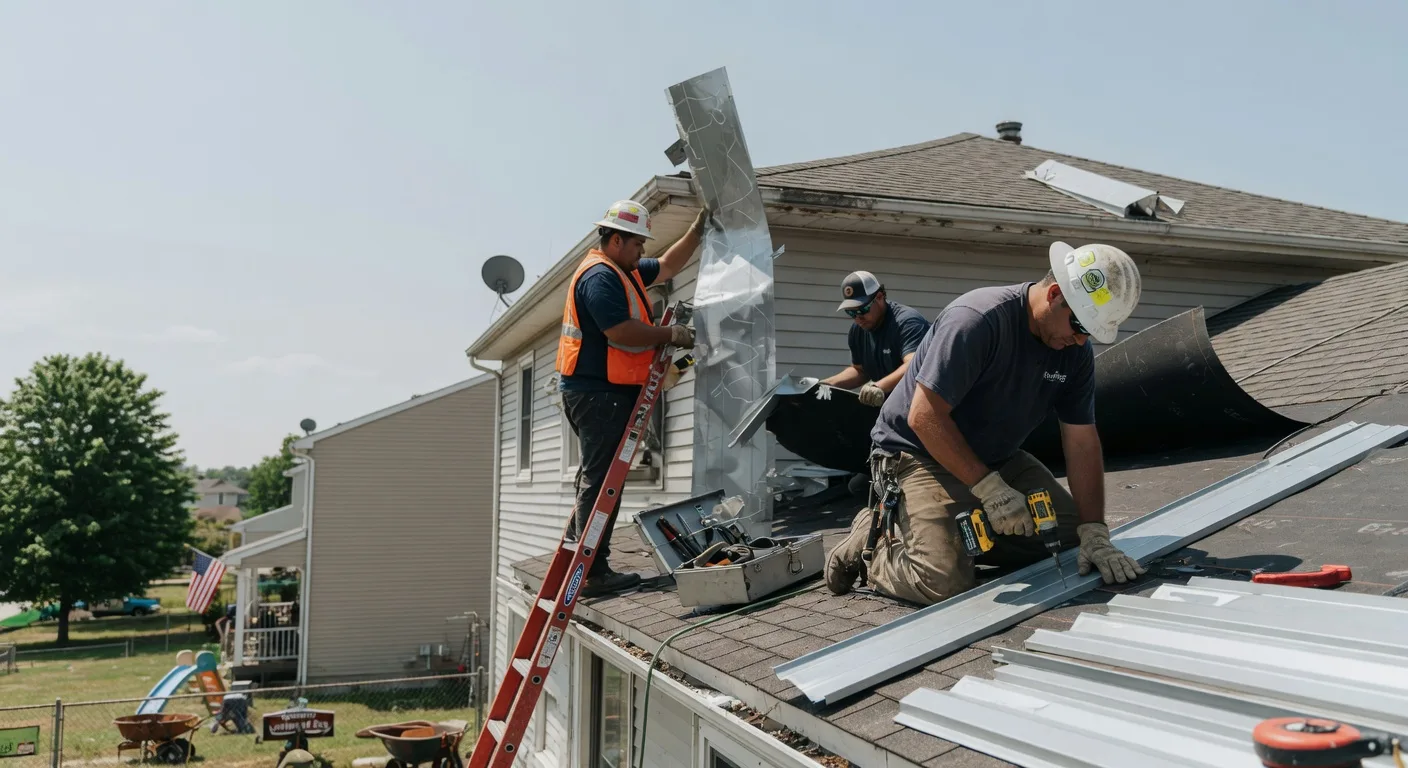 Storm Damage Metal Roof Repair in Bel Alton, MD
